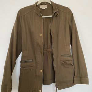 Lucky brand army green jacket